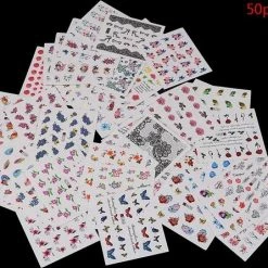 Pakket Van 50 Vellen Met Water Transfer Stickers / Decals - Sparkolia Nagel Styling - Nail Art Velletjes - Nagelstickers 24 Pakket Van 50 Vellen Met Water Transfer Stickers / Decals - Sparkolia Nagel Styling - Nail Art Velletjes - Nagelstickers -Maybelline-winkel 550x446 3