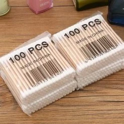 Merkloos Wattenstaafjes Hout - Bamboe - 4 X 100 Stuks 16 Merkloos Wattenstaafjes Hout - Bamboe - 4 X 100 Stuks -Maybelline-winkel 550x457 11