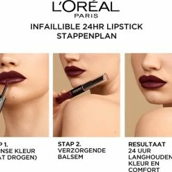 L?Or?al Paris L Or Al Paris Infallible Lippenstift - 312 Incessant Russet -Maybelline-winkel 550x457 14