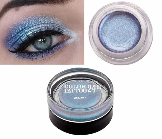 Maybelline Color Tattoo 24H - 87 Mauve Crush - Blauw - Oogschaduw 5 Maybelline Color Tattoo 24H - 87 Mauve Crush - Blauw - Oogschaduw - Afbeelding 5