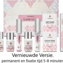 Merkloos Lash Lift Kit - Vernieuwde Wimperlifting Set Met Extra Sterke Lijm - Wimperserums Met Wenkbrauw Gel - Lash Lift Set