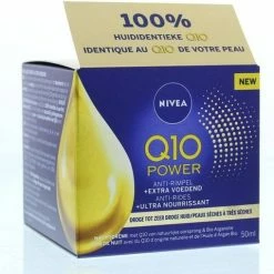 NIVEA Q10 Power +Extra Voedend Anti-Rimpel Nachtcrème - Droge Huid - 50 Ml -Maybelline-winkel 550x479 7