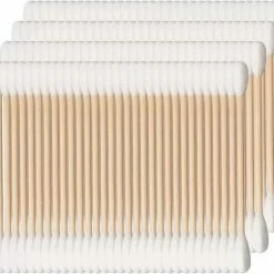 Merkloos Wattenstaafjes Hout - Bamboe - 4 X 100 Stuks