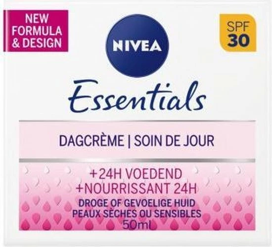 NIVEA Essentials Voedende Dagcrème Droge Huid SPF30 - 50ml 5 NIVEA Essentials Voedende Dagcrème Droge Huid SPF30 - 50ml - Afbeelding 5