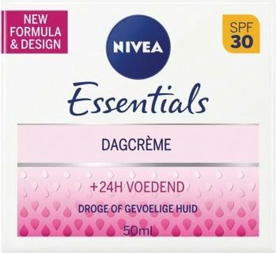 NIVEA Essentials Voedende Dagcrème Droge Huid SPF30 - 50ml 6 NIVEA Essentials Voedende Dagcrème Droge Huid SPF30 - 50ml - Afbeelding 6