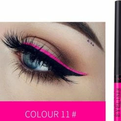 Handaiyan Liquid Eyeliner – 12 Verschillende Kleuren - Make Up – Set - Kleur - Cadeau - Kleuren - Waterproof & Langhoudend -Maybelline-winkel 550x509 3