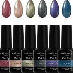 MEANAIL®PARIS Méanail - Gellak - Cruelty Free- 6 X 8ml - Gel Nagellak - Charmed Cat Eye