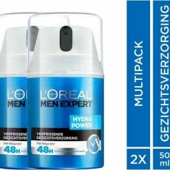 L’Oréal Paris Men Expert L'Oréal Paris Men Expert Hydra Power Dagcrème 2 X 50 Ml - Voordeelverpakking -Maybelline-winkel 550x511