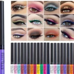 Handaiyan Liquid Eyeliner – 12 Verschillende Kleuren - Make Up – Set - Kleur - Cadeau - Kleuren - Waterproof & Langhoudend -Maybelline-winkel 550x511 4