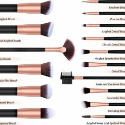 Bestope Make Up Kwasten Set Met Beauty Blenders 16 Delig - Brush Set - Kwasten Reiniger - Ros Goud 13 Bestope Make Up Kwasten Set Met Beauty Blenders 16 Delig - Brush Set - Kwasten Reiniger - Ros Goud -Maybelline-winkel 550x514 2