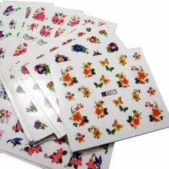 Pakket Van 50 Vellen Met Water Transfer Stickers / Decals - Sparkolia Nagel Styling - Nail Art Velletjes - Nagelstickers 15 Pakket Van 50 Vellen Met Water Transfer Stickers / Decals - Sparkolia Nagel Styling - Nail Art Velletjes - Nagelstickers -Maybelline-winkel 550x516 5