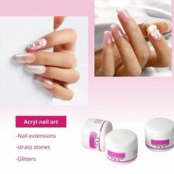 Bone Vista Acrylnagels Starterspakket | Acryl Nagels Starter Kit Set - Nail Art Pakket - 42 Kleuren Acryl Poeders/Glitters - 500 Franse Tips - Inclusief Nagelfreesmachine -Maybelline-winkel 550x518 3