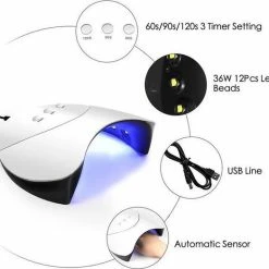 Coscelia Gellak Starterspakket - Gellak - Gelnagel Set- UV Lamp 36W - LED - Manicure Set - 12 Kleuren Gel Polish - Nail Art - Nagellamp - Nagelboor - Nageldroger - Nagellak 11 Coscelia Gellak Starterspakket - Gellak - Gelnagel Set- UV Lamp 36W - LED - Manicure Set - 12 Kleuren Gel Polish - Nail Art - Nagellamp - Nagelboor - Nageldroger - Nagellak -Maybelline-winkel 550x523 12