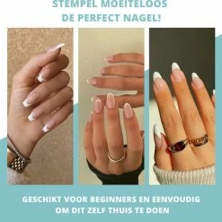 By Emily - Nagelstempel Met Schraper | Eenvoudige Franse Manicure | Nagel Kussen | Nail Art | Transparant | Stamp Set | Gel | Hoogwaardige Siliconen | Nagel Verzorging | Stempel Set | Nail Stamp | Transparante Jelly Stempel | Doorzichtig | Silicone -Maybelline-winkel 550x527 7