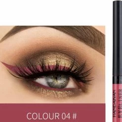 Handaiyan Liquid Eyeliner – 12 Verschillende Kleuren - Make Up – Set - Kleur - Cadeau - Kleuren - Waterproof & Langhoudend -Maybelline-winkel 550x528 1