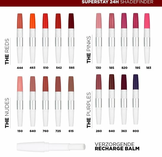 Maybelline Superstay 24H Lippenstift - 185 Rose Dust 12 Maybelline Superstay 24H Lippenstift - 185 Rose Dust - Afbeelding 12