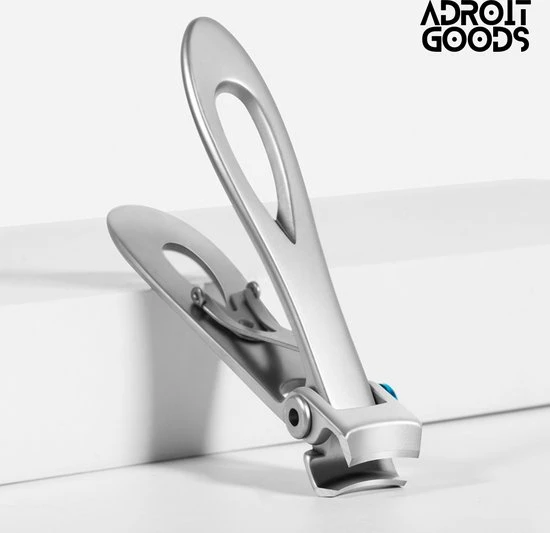 AdroitGoods Nagelknipper Set - Nageltang - Nagelschaar - Kalknagels - Teennagel - Pedicure - Incl. Nagelvijl - Grijs 8 AdroitGoods Nagelknipper Set - Nageltang - Nagelschaar - Kalknagels - Teennagel - Pedicure - Incl. Nagelvijl - Grijs - Afbeelding 8