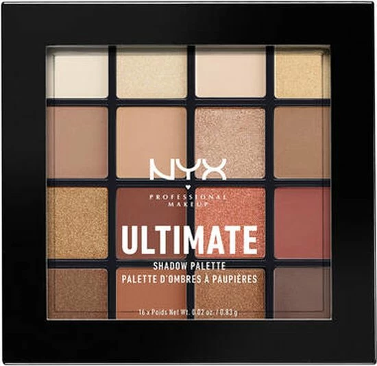 NYX Professional Makeup Ultimate Shadow Palette Oogschaduwpalette - Warm Neutrals USP03 8 NYX Professional Makeup Ultimate Shadow Palette Oogschaduwpalette - Warm Neutrals USP03 - Afbeelding 8