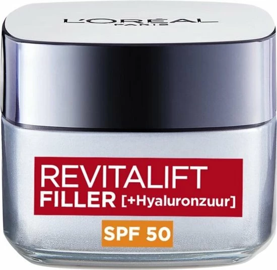 L?Or?al Paris L Or Al Paris Revitalift Filler Anti-Aging Dagcr Me SPF50 - 50ml - Gezichtsverzorging Met Hyaluronzuur 1 L?Or?al Paris L Or Al Paris Revitalift Filler Anti-Aging Dagcr Me SPF50 - 50ml - Gezichtsverzorging Met Hyaluronzuur