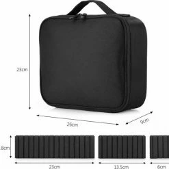 Confibel Cosmetica Koffer - Make-up Koffer Met Verstelbare Vakken - Visagie En Nagelstyliste Beauty Koffer - 26x23x9CM 31 Confibel Cosmetica Koffer - Make-up Koffer Met Verstelbare Vakken - Visagie En Nagelstyliste Beauty Koffer - 26x23x9CM -Maybelline-winkel 550x536 1