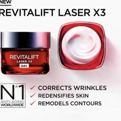 L’Oréal Paris Skin Expert Revitalift Laser X3 Anti-rimpel Dagcrème - 50 Ml 26 L’Oréal Paris Skin Expert Revitalift Laser X3 Anti-rimpel Dagcrème - 50 Ml -Maybelline-winkel 550x537 3