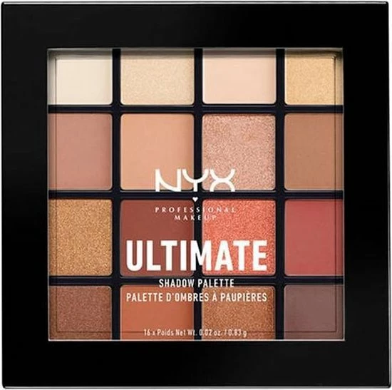 NYX Professional Makeup Ultimate Shadow Palette Oogschaduwpalette - Warm Neutrals USP03 7 NYX Professional Makeup Ultimate Shadow Palette Oogschaduwpalette - Warm Neutrals USP03 - Afbeelding 7