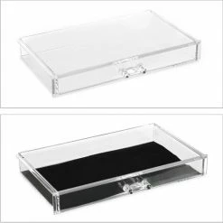 Relaxdays Make-up Organizer - Tweedelig - Cosmetica Opbergdoos - Transparant 23 Relaxdays Make-up Organizer - Tweedelig - Cosmetica Opbergdoos - Transparant -Maybelline-winkel 550x549 12