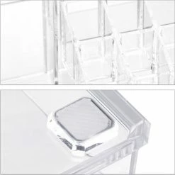 Relaxdays Make-up Organizer - Tweedelig - Cosmetica Opbergdoos - Transparant 28 Relaxdays Make-up Organizer - Tweedelig - Cosmetica Opbergdoos - Transparant -Maybelline-winkel 550x549 13
