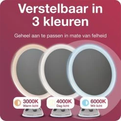 Innovision Make Up Spiegel Met Verlichting En Zuignap - 360° Verstelbaar - 10x Vergroot -Maybelline-winkel 550x550 1031