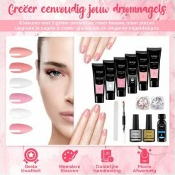 Luneya Polygel Kit - 6 Kleuren - Polygel Nagels Starterspakket - Tasje - Incl. UV LED Lamp 16 Luneya Polygel Kit - 6 Kleuren - Polygel Nagels Starterspakket - Tasje - Incl. UV LED Lamp -Maybelline-winkel 550x550 107