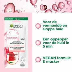 Garnier SkinActive Ampul Sheet Mask Met Watermeloen & Hyaluronzuur - 5 Stuks -Maybelline-winkel 550x550 1079