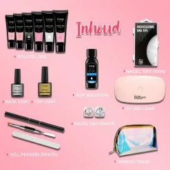 Luneya Polygel Kit - 6 Kleuren - Polygel Nagels Starterspakket - Tasje - Incl. UV LED Lamp 18 Luneya Polygel Kit - 6 Kleuren - Polygel Nagels Starterspakket - Tasje - Incl. UV LED Lamp -Maybelline-winkel 550x550 109
