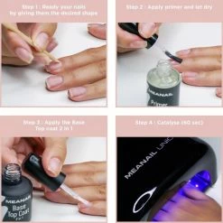 MEANAIL®PARIS Gellak – Méanail - Led Lamp 48w - Gellak Starterspakket - Gel Nagellak - Rood 10 MEANAIL®PARIS Gellak – Méanail - Led Lamp 48w - Gellak Starterspakket - Gel Nagellak - Rood -Maybelline-winkel 550x550 1092