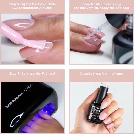 MEANAIL®PARIS Gellak – Méanail - Led Lamp 48w - Gellak Starterspakket - Gel Nagellak - Rood 4 MEANAIL®PARIS Gellak – Méanail - Led Lamp 48w - Gellak Starterspakket - Gel Nagellak - Rood - Afbeelding 4