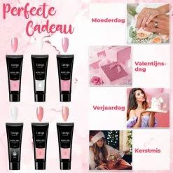 Luneya Polygel Kit - 6 Kleuren - Polygel Nagels Starterspakket - Tasje - Incl. UV LED Lamp 19 Luneya Polygel Kit - 6 Kleuren - Polygel Nagels Starterspakket - Tasje - Incl. UV LED Lamp -Maybelline-winkel 550x550 110