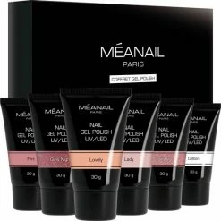 MEANAIL?PARIS M Anail - Polygel - Gellak - Nagelverlenging - Set Van 6 Kleuren - 6 X 30 Gr