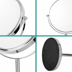 Omliox Make Up En Scheer Spiegel - Metalen Ronde Standspiegel - 10x Vergroting - 19cm -Maybelline-winkel 550x550 1192