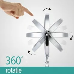 Omliox Make Up En Scheer Spiegel - Metalen Ronde Standspiegel - 10x Vergroting - 19cm -Maybelline-winkel 550x550 1193