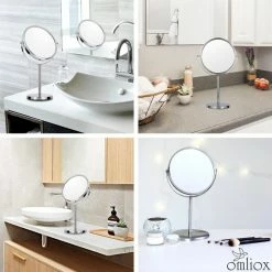 Omliox Make Up En Scheer Spiegel - Metalen Ronde Standspiegel - 10x Vergroting - 19cm -Maybelline-winkel 550x550 1195