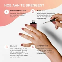 Allures Gellak 6-delige Set - Gel Nagellak - 8ML - Caramelicious Edition - Gellac - Nagels - Gellak Starterspakket - Caramel Kleuren -Maybelline-winkel 550x550 122