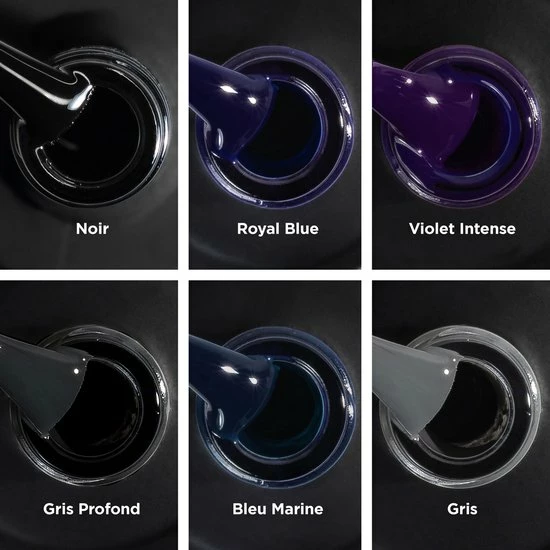 MEANAIL?PARIS M Anail - Gellak - Cruelty Free - Gel Nagellak - 6 X 8ml - Blue Monday 3 MEANAIL?PARIS M Anail - Gellak - Cruelty Free - Gel Nagellak - 6 X 8ml - Blue Monday - Afbeelding 3