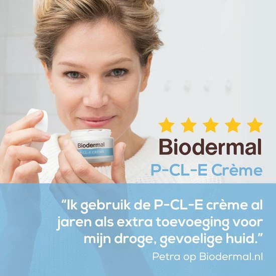 Biodermal P-CL-E Creme - Dagcreme - En Nachtcr Me Met Glycerine - Gezichtsverzorging Ondersteunt Natuurlijk Herstel Van De Droge Huid - Droge Huid Gezichtscreme - 100ml 8 Biodermal P-CL-E Creme - Dagcreme - En Nachtcr Me Met Glycerine - Gezichtsverzorging Ondersteunt Natuurlijk Herstel Van De Droge Huid - Droge Huid Gezichtscreme - 100ml - Afbeelding 8