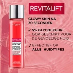 L’Oréal Paris Revitalift 5% Glycolzuur Peeling Toner - 180ml -Maybelline-winkel 550x550 239