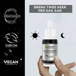 Garnier PureActive AHA + BHA Charcoal Anti-Onzuiverheden Serum - 30ml 13 Garnier PureActive AHA + BHA Charcoal Anti-Onzuiverheden Serum - 30ml -Maybelline-winkel 550x550 247