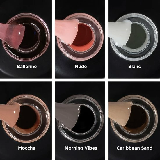 MEANAIL®PARIS Méanail - Gellak - Cruelty Free- 6 X 8ml - Gel Nagellak - Nude 3 MEANAIL®PARIS Méanail - Gellak - Cruelty Free- 6 X 8ml - Gel Nagellak - Nude - Afbeelding 3