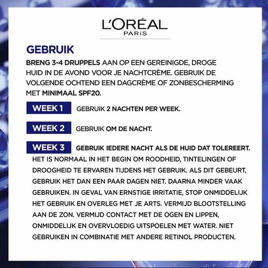 L?Or?al Paris L Or Al Paris Revitalift Laser X3 Retinol Night Serum - 30ml 11 L?Or?al Paris L Or Al Paris Revitalift Laser X3 Retinol Night Serum - 30ml - Afbeelding 11