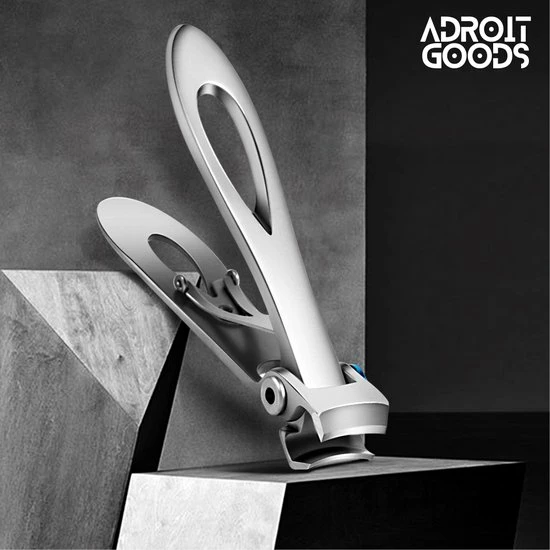 AdroitGoods Nagelknipper Set - Nageltang - Nagelschaar - Kalknagels - Teennagel - Pedicure - Incl. Nagelvijl - Grijs 5 AdroitGoods Nagelknipper Set - Nageltang - Nagelschaar - Kalknagels - Teennagel - Pedicure - Incl. Nagelvijl - Grijs - Afbeelding 5