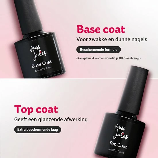 Miss Jules BIAB Starter Pakket Builder In A Bottle BIAB Nagel Builder Gel BIAB Nagellak Startersset Met Lamp 3 Miss Jules BIAB Starter Pakket Builder In A Bottle BIAB Nagel Builder Gel BIAB Nagellak Startersset Met Lamp - Afbeelding 3