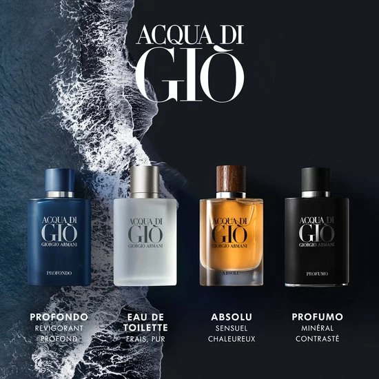 Giorgio Armani Acqua Di Gio 200 Ml - Eau De Toilette - Herenparfum 5 Giorgio Armani Acqua Di Gio 200 Ml - Eau De Toilette - Herenparfum - Afbeelding 5