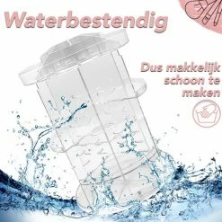 AWEMOZ Make-Up Organizer - Beauty Organizer Voor Make Up - 360 Roterend - Opbergbox - Opbergdoos Cosmetica - Sieradendoos - Nagellak - Lippenstift - Transparant - Cadeau Voor Vrouw 11 AWEMOZ Make-Up Organizer - Beauty Organizer Voor Make Up - 360 Roterend - Opbergbox - Opbergdoos Cosmetica - Sieradendoos - Nagellak - Lippenstift - Transparant - Cadeau Voor Vrouw -Maybelline-winkel 550x550 438